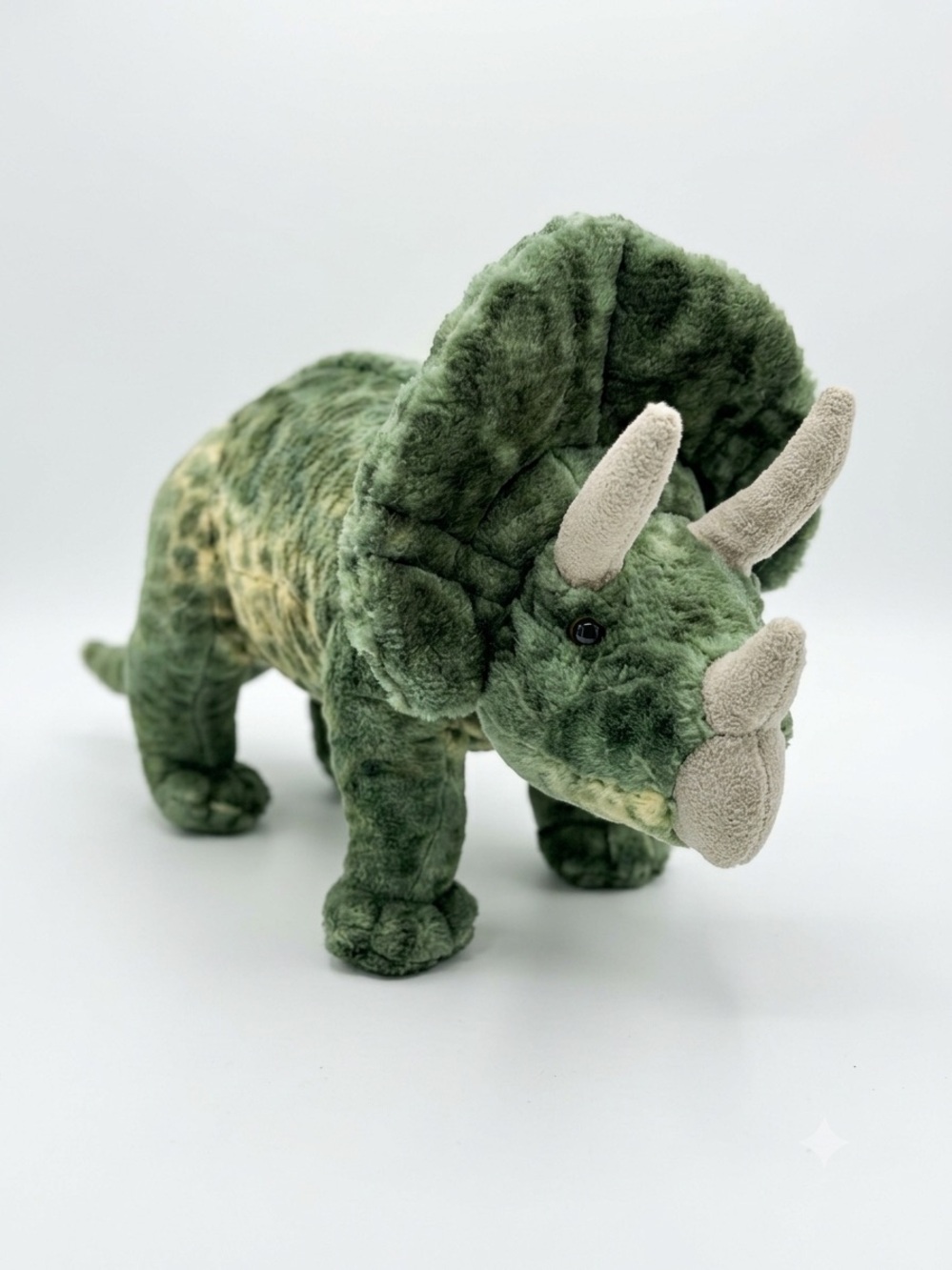 Jumbo TRICERATOPS 22” Plush Fiesta Toys Stuffed Dinosaur Retired RARE!